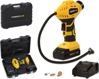 Obrázek produktu pro POWERPLUS POWX1700 - AKU kompresor 18V LI-ION