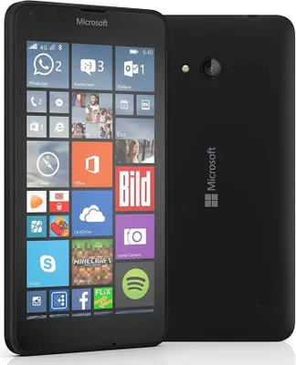 Produktbild von Microsoft Lumia 640, 12,7 cm (5"), 1 GB, 8 GB, 8 MP, Windows Phone 8.1, Schwarz