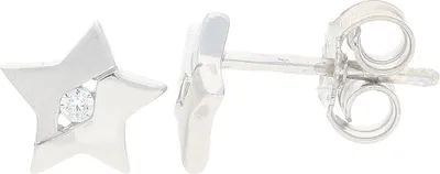 Produktbild von JuwelmaLux Stern Ohrstecker 925 Silber Zirkonia JL20-06-0749