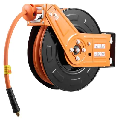 Image de Enrouleurs de tuyaux pneumatiques rétractables, longueur du tuyau : 15 mètres, pression maximale : 300 PSI, 15 mètres