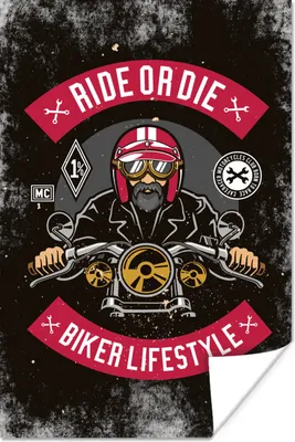 Produktbild von MuchoWow® Poster Mancave - Motor - Männer - Retro 40x60 cm - Plakate für die Wand - Poster Babyzimmer