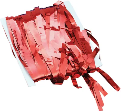 Produktbild von Rubies Partydekoration Glanzvorhang aus rotem Lametta