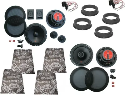 Produktbild von JBL Lautsprecher Komplett Set fuer VW Touran Tuer Vorne hinten Daemmung 510 Watt