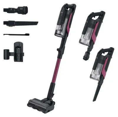 Image de Hoover HF610HX 011, Aspirateur-balai, sans sac, violet, 0,7 L, sec, EPA