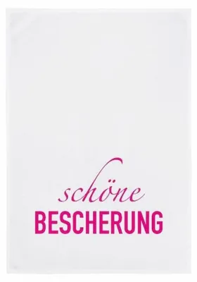 Produktbild von Geschirrtuch "Schöne Bescherung" Pink