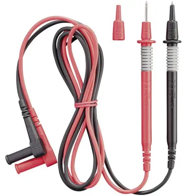 Productafbeelding van Veiligheidsmeetleidingen met 2 mm meetpunt, 044146, rood/zwart