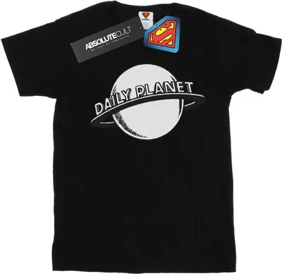 Immagine prodotto di DC Comics - Maglietta "Daily Planet" da uomo BI45397 (XL) (Nero)