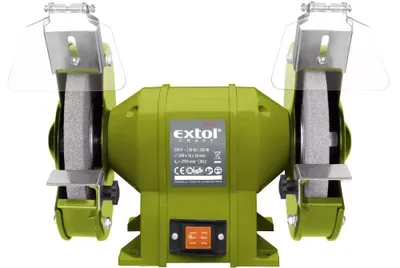 Produktbild von Extol Craft Tischschleifer (410130) Zweischeiben, 350 W, 200 x 16 x B. 20 mm