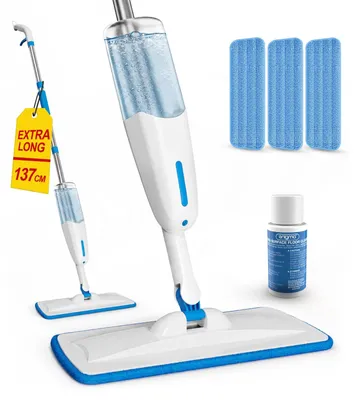 Produktbild von Wischer Sprühwischer Bodenwischer - 137 cm - Mikrofaser - Für Hartböden