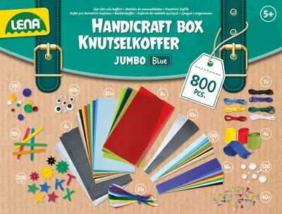 Produktbild von Lena Bastelkoffer Jumbo, blau