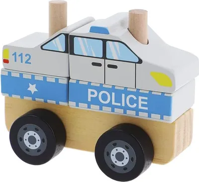 Produktbild von WÜRFELBECHER Holzspielzeug. Polizei 61767
