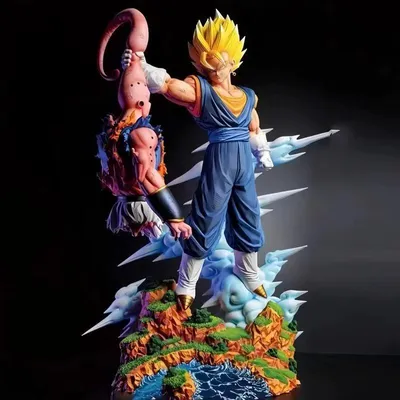 Produktbild von 32cm Dragon Ball Vegetto vs. Buu Actionfigur PVC Statue Sammelfigur Desktop Dekoration Geschenk