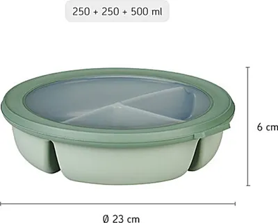 Produktbild von Mepal bento bowl cirqula rund - nordic white 106219032500 8720294021766
