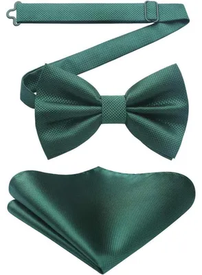 Imagen del producto de Pañuelo de bolsillo para hombre, ajustable, para esmoquin, boda, color verde oscuro