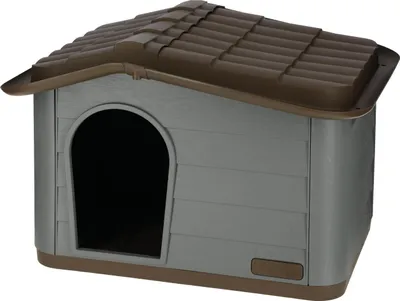 Produktbild von Kerbl Katzenhaus Paola Eco (auch geeignet für kleine Hunde, 60 x 51 x 41 cm)