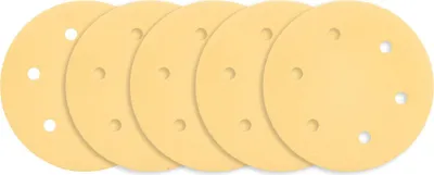 Produktbild von Klett-Schleifpapier 225 mm, K180, 5 Stück, mit 6 Löchern für Schleifer 59G264, 59G265