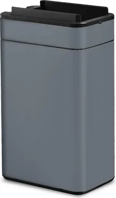 Produktbild von FlinQ Swing Mülleimer – Sensor-Mülleimer mit einzigartigem Deckel – Elegant – Edelstahl – 60 L – Anthrazit