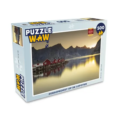 Obrázok produktu pre MuchoWow® Puzzle 500 ks Východ slnka na Lofotoch