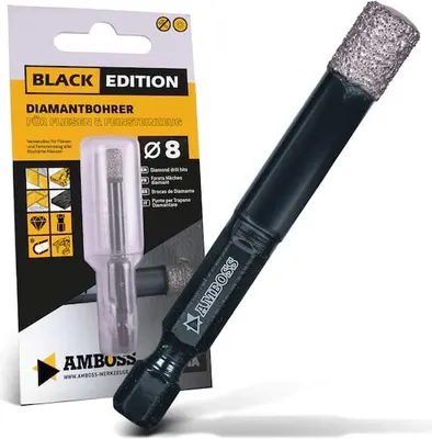 Produktbild von Amboss Black Edition Diamant Bohrer 8 mm