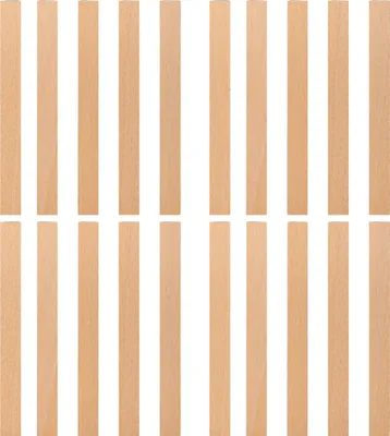 Immagine prodotto di Stoppini per candele in legno, 140 x 14 x 1 mm, 20 pezzi
