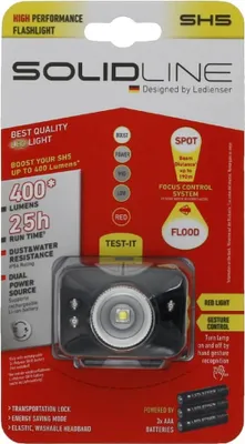 Image de SOLIDLINE Lampe frontale à LED SH5 400 lm lumière rouge
