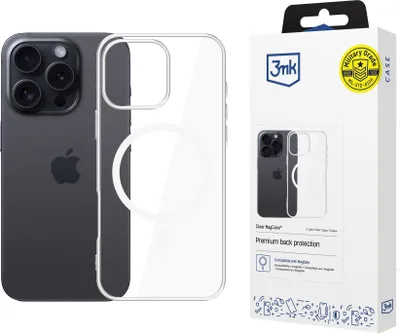 Obrázok produktu pre Mobiili tagakaas 3MK iPhone 16 Pro MagCase, läbipaistev