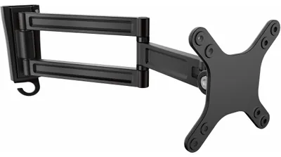 Productafbeelding van Monitorarm voor wandmontage, geschikt voor 13-27 inch monitoren, zwart