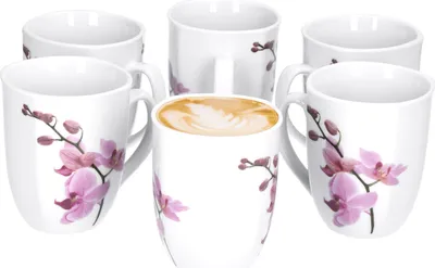 Obrázek produktu pro sada 6 hrnků na kávu Kyoto Orchid 33cl