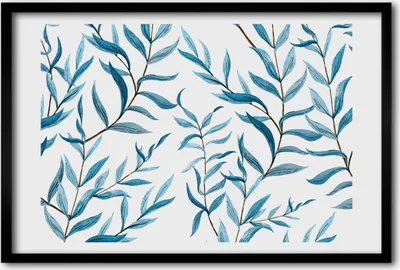 Produktbild von Bild 60x40 MDF-Rahmen, Wandkunst Blätter