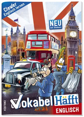 Produktbild von Häfft® Verlag Vokabelheft Englisch Lineatur 53 liniert A5 ohne Rand, 64 Blatt