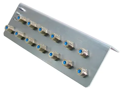 Produktbild von Televes Erdungswinkel ERD13N für 13 HF-Kabel F-Technik 401106
