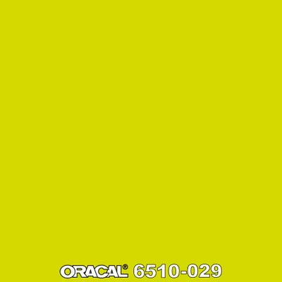 Produktbild von Oracal 6510 Fluorescent - 029 YELLOW in 31,5 x 100cm
