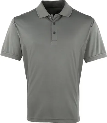 Immagine prodotto di Premier - Polo "Coolchecker" da uomo a maniche corte RW4401 (XL) (Grigio scuro)