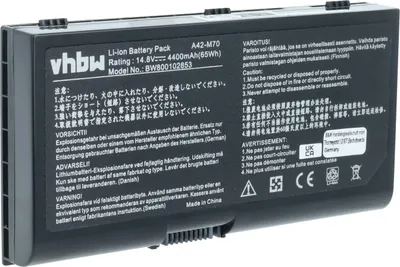 Produktbild von vhbw Akku Ersatz für Asus 15G10N3792T0, 15G10N3792YO, 07G0165A1875, 07G016WQ1865, 70-NFU1B1100Z, 70-NFU1B1000Z für Notebook (4400 mAh, 14,8 V, Li-Ion)