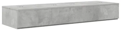 Obrázek produktu pro Pracovní stůl, barva betonová šedá, rozměry 152 x 40 x 19,5 cm, materiál: dřevovláknitá deska