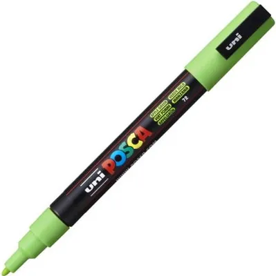 Zdjęcie produktu dla POSCA PC-3M, Zielony, Wielobarwny, Apple Green, 1 kol., Drobny, Atrament na bazie wody