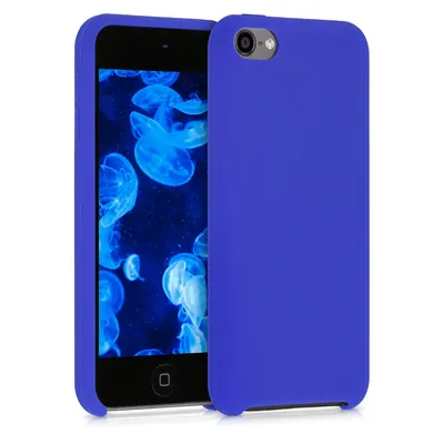 Produktbild von kwmobile Schutzhülle kompatibel mit Apple iPod Touch 6G / 7G (6. und 7.Generation) - Hülle Silikon gummiert - Cover Case in Baltik Blau