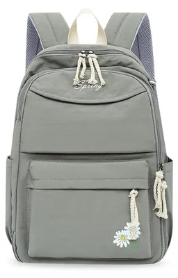 Produktbild von Schulrucksack Tagesrucksack Herren Damen Grün Wasserabweisend 31x14x45cm