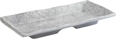 Produktbild von APS Tablett ELEMENT aus Melamin in Betonoptik BxTxH: 20 x 9,5 x 2,5 cm