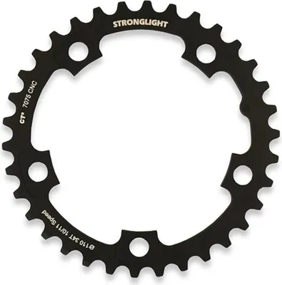 Image de STRONGLIGHT 273703 Plateau Ultegra/E 110mm intérieur 39 dents, ct², 10 vitesses, noir (1 pièce)