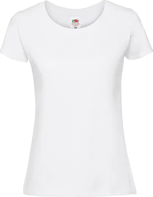 Obrázok produktu pre Fruit of the Loom 61-424-0 | Dámske tričko Ringspun Premium T Lady-fit - farba: biela - veľkosť: M