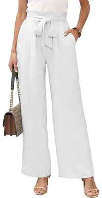 Produktbild von Solidchoice – Elegante Palazzo-Hose für Damen mit hoher Taille