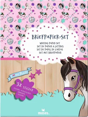 Produktbild von Pferde Briefpapier-Set