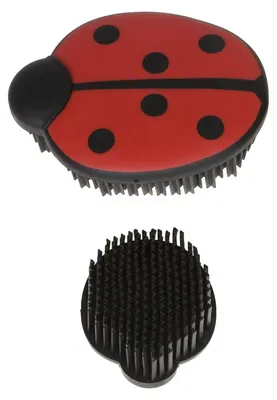 Produktbild von Kieffer Mini-Putzwunder "Marienkäfer" - rot - Putzbürste für die schnelle Reinigung