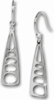 Image de SilberDream Boucles d'oreilles pour femmes 925 argent éventail SDO551