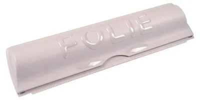 Image de Dérouleur de film plastique Porte-bobine Coupe-film Porte-film plastique, Couleur:gris clair