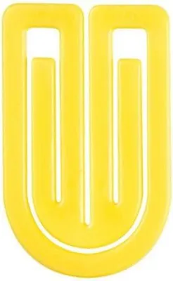 Produktbild von Büroklammern King Klip 27mm VE=100 Stück gelb