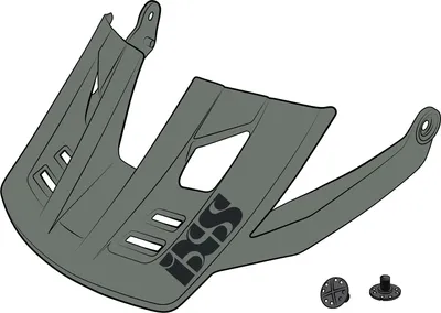 Immagine prodotto di iXS Visor + Pins Trigger FF grafite M/L