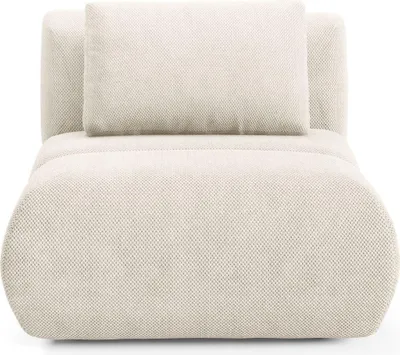 Produktbild von OSHAWA Sessel Creme, verstellbare Rückenlehne, Liegefläche 115x129 cm, 98 cm breit