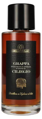 Image de Dellavalle Grappa Affinata in botti di CILIEGIO 42% Vol. 0,7l